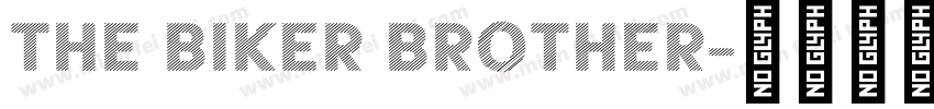 The biker brother字体转换